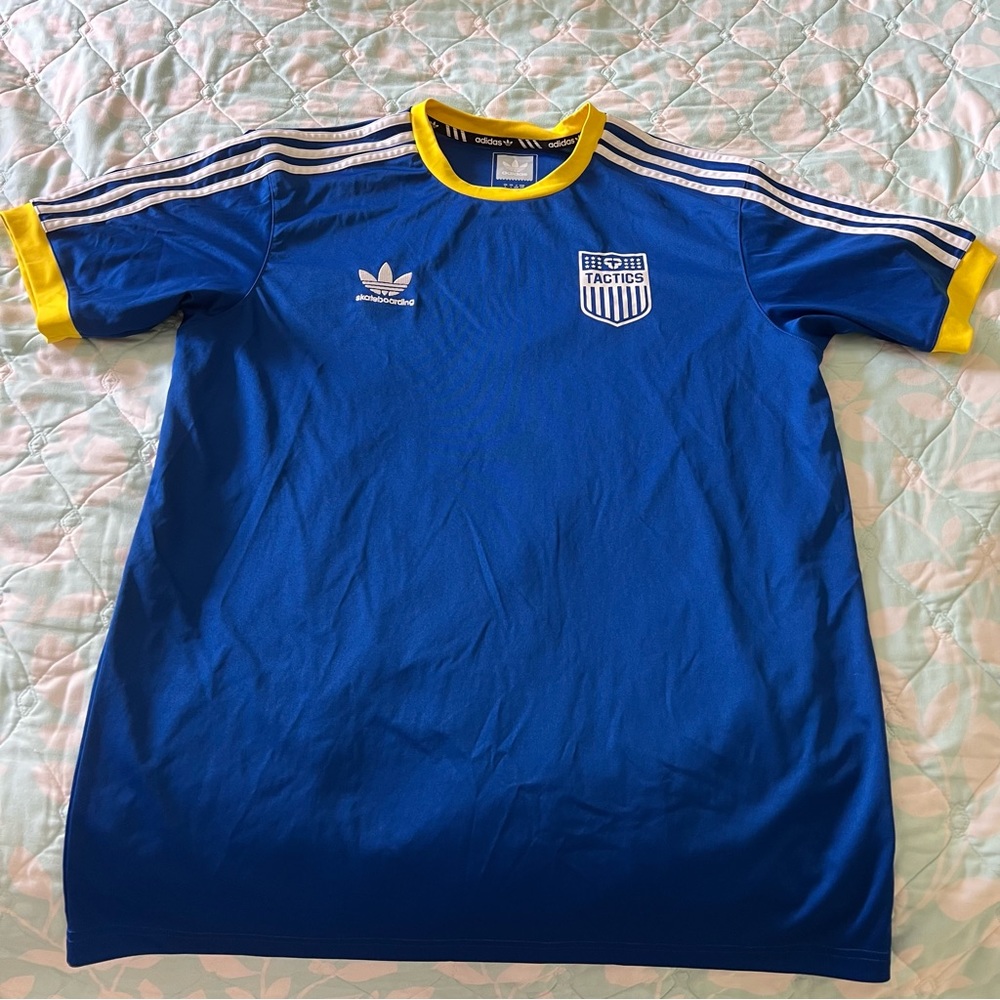 Adidas skateboarding x tactics soccer jersey